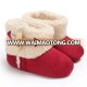 winter baby  shoes infants warm shoes Faux fur girls baby booties Leather boy baby boots